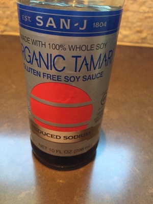 Organic Tamari Gluten Free Soy Sauce Reduced Sodium