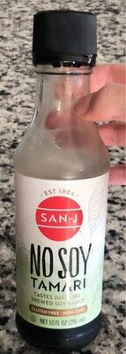 No Soy Gluten Free Tamari Sauce front packaging
