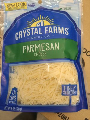 Finely shredded parmesan natural cheese, parmesan