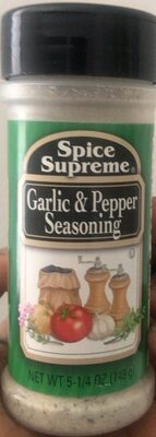 Garlic and pepper seasoning