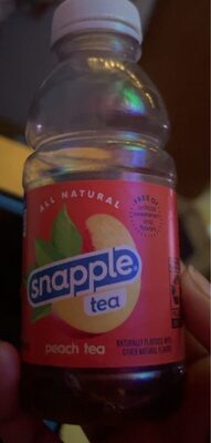 Snapple tea peach tea