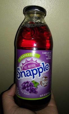 Snapple, juice drink, grapeade