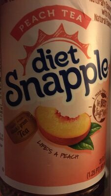 Diet snapple peach tea