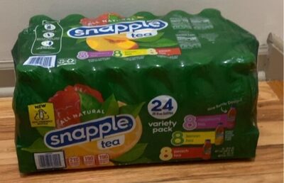 Snapples tea front packaging
