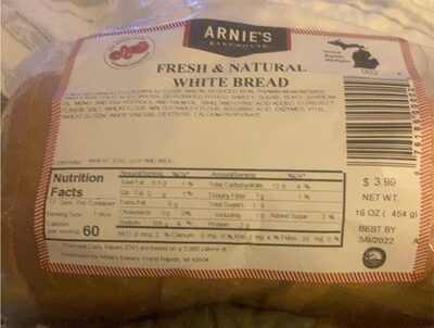 Fresh & Natural White Bread