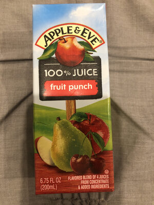 Fruit Punch 4 Juice Blend From Concentrate With Added Ingredients front packaging