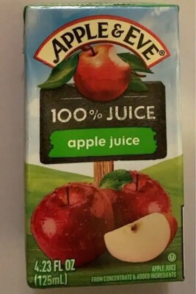 Apple Juice From Concentrate front packaging