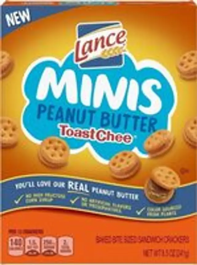 Toast chee minis peanut butter baked bite sized