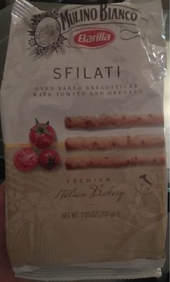 Sfilati, oven baked breadsticks with tomato and oregano