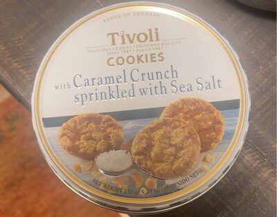 Cookies with Caramel Crunch Sprinkled with Sea Salt