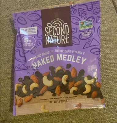 Naked medley front packaging