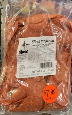 Sliced Pepperoni