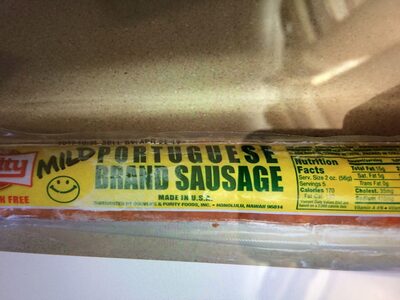 Mild Portuguese Brand Sausage 