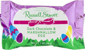 Dark chocolate & marshmallow egg