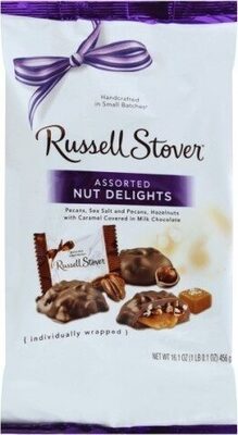 Sea Salt And Hazelnuts With Caramel Covered In