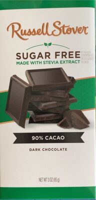 Sugar Free Dark Chocolate 90% Cacao