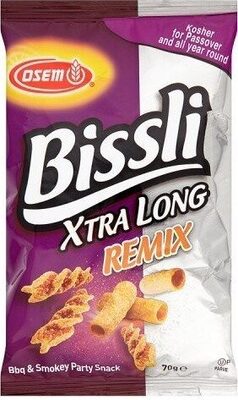 Bissli Xtra Long Remix Bbq & Smokey Party Snack