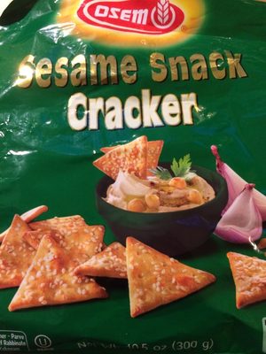Sesame snack cracker