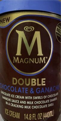 Chocolate ice cream with swirls of chocolate nutrition facts table