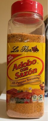 Adobo con sazon front packaging