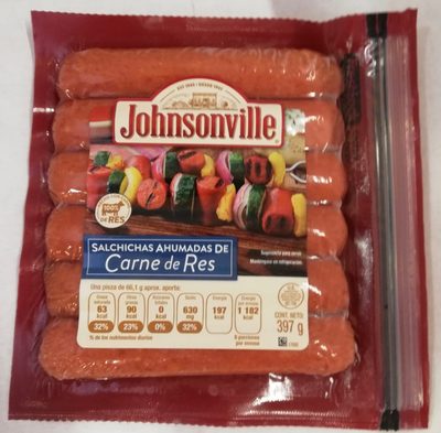 Johnsonville salchichas ahumadas de carne de res