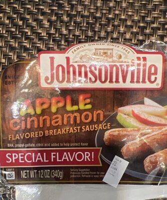 Apple cinnamon breakfast sausage