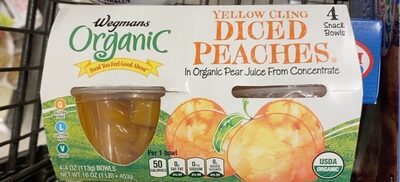 Diced peaches