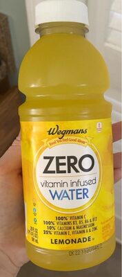 Zero vitamin infused water