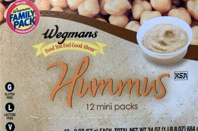 Hummus front packaging