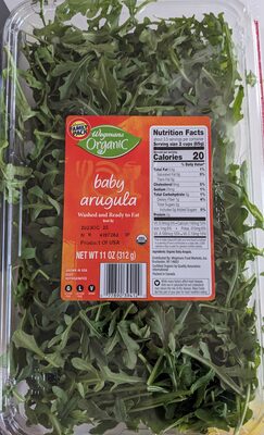 Baby Arugula front packaging
