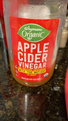Apple cider vinegar front packaging