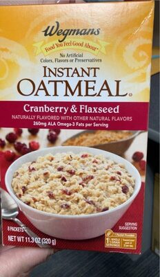 Instant oatmeal