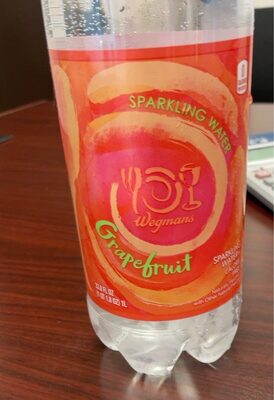Grapefruit sparkling water front packaging