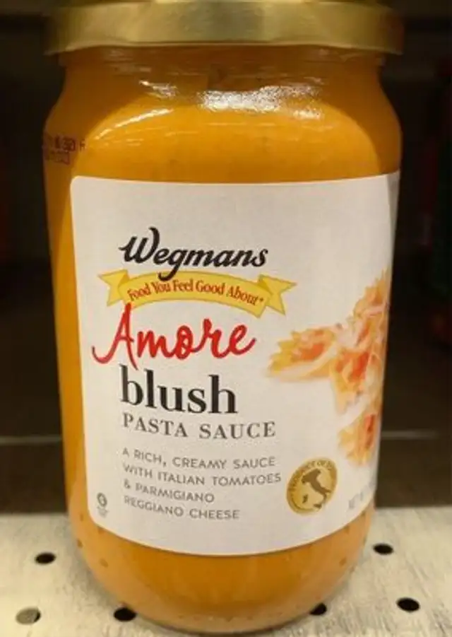 Amore blush pasta sauce front packaging