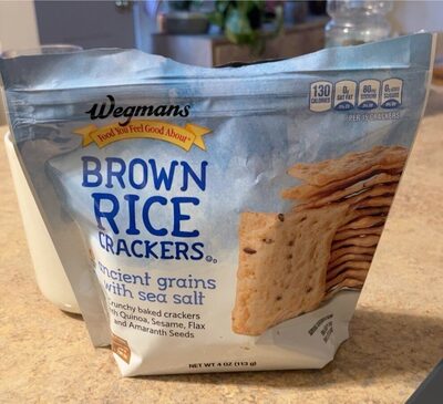 Brown Rice Crackers Sea Salt