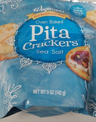 Oven Baked Sea Salt Pita Crackers