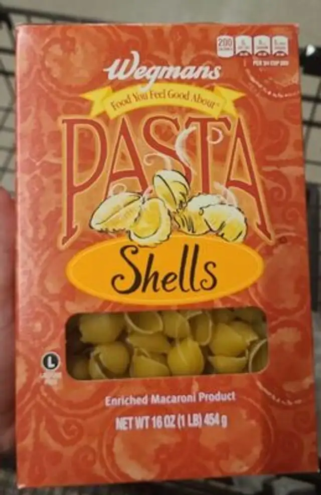 Pasta shells front packaging