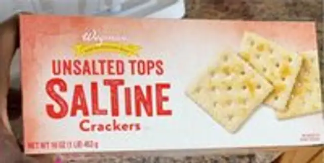 Unsalted saltine crackers