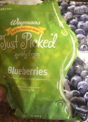 Just picked blueberries
