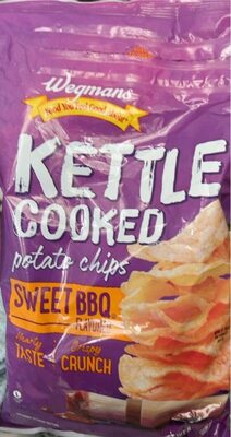 Kettle cooked potatoe chips sweet barbecue