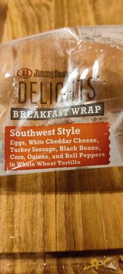 Southwest Style Breakfast Wrap front packaging