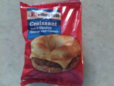 Croissant, Pork & Chicken Sausage & Cheese