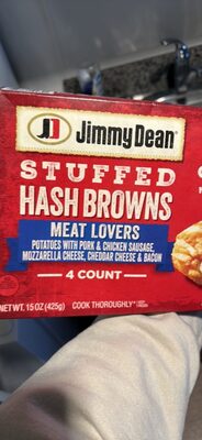 Stuffed Hash Browns Meat Lovers