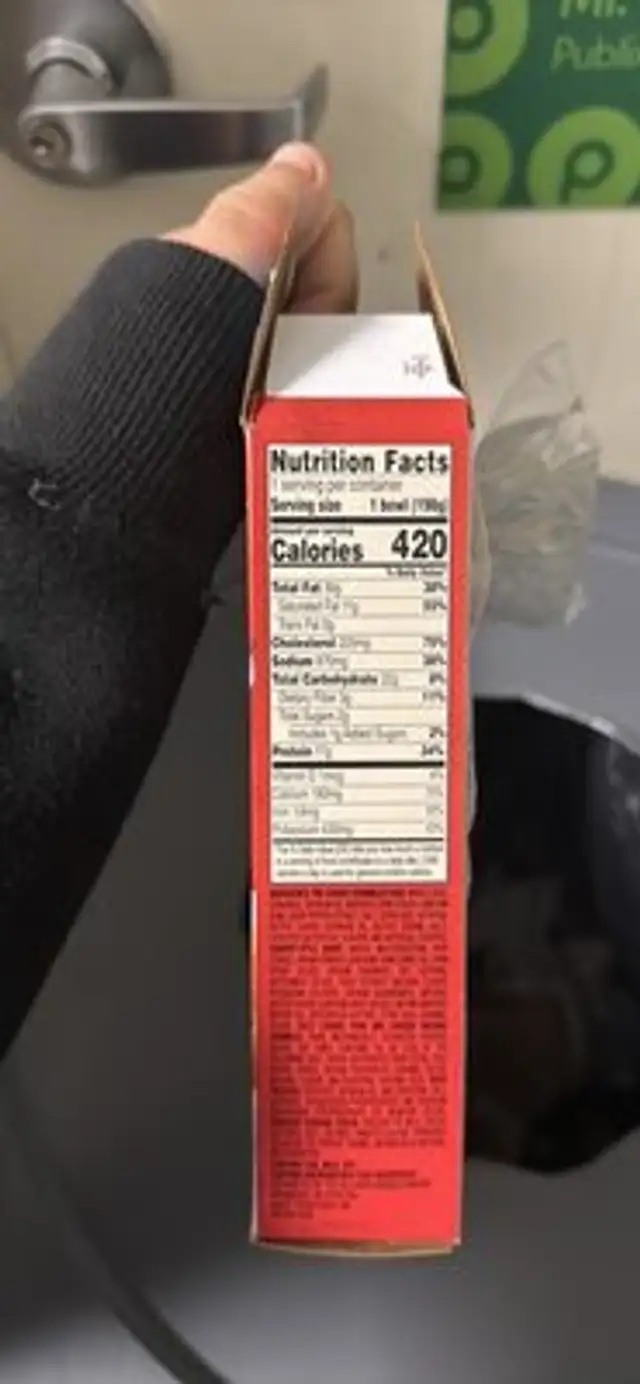 Sausage & Gravy Breakfast Bowl nutrition facts table