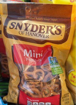 Snyders mini pretzels