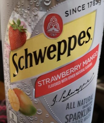 Schweppes strawberry mango