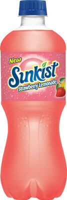 Strawberry lemonade soda