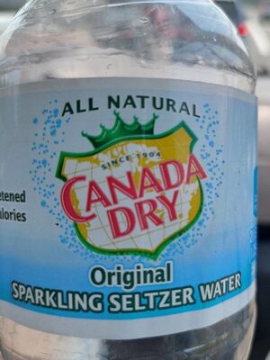 Canada dry Original Seltzer water
