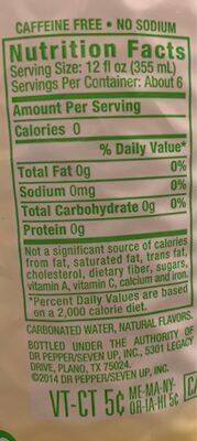 Canada Dry Lemon Lime Sparkling Seltzer Water