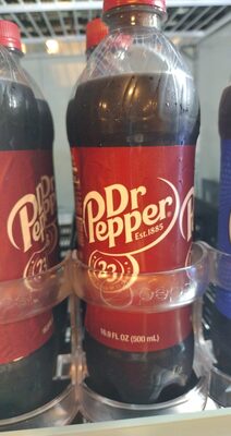 Dr pepper front packaging
